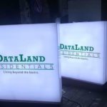 Frosted acrylic signs